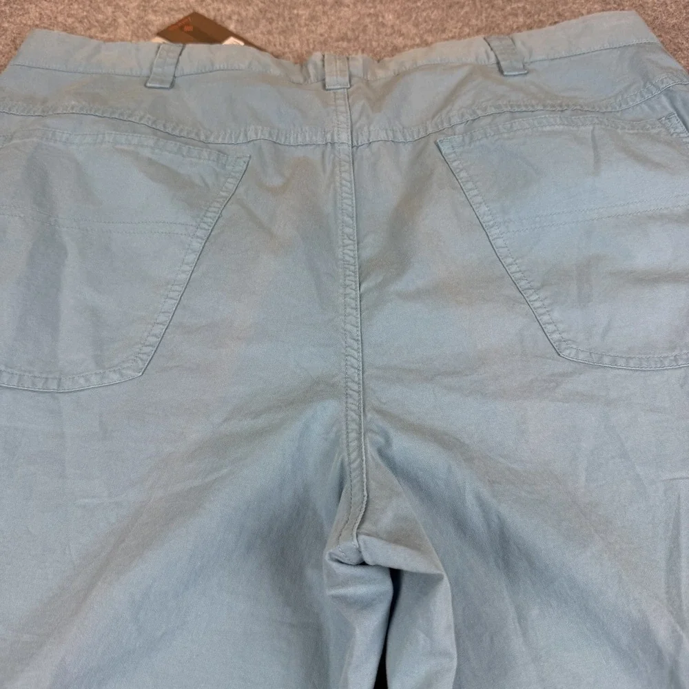 Zanella Men's 56 Light Blue Cotton Chino Pants Flat Front Casual Trousers NWT
